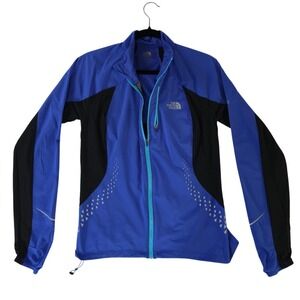 The North Face Flight Series Women's Size Medium Blue FlashDry Running Jacket